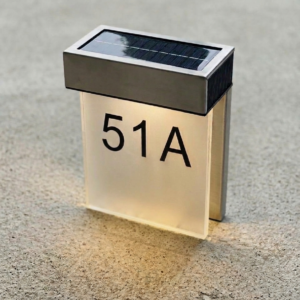 Livarno Home LED Solar House Number Light - Image 1