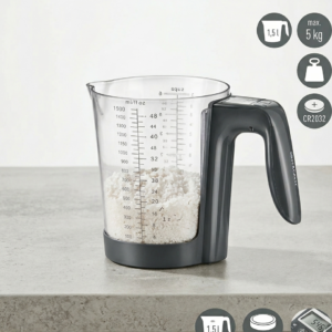 Silvercrest Digital Kitchen Scale and Measuring Jug - Image 1